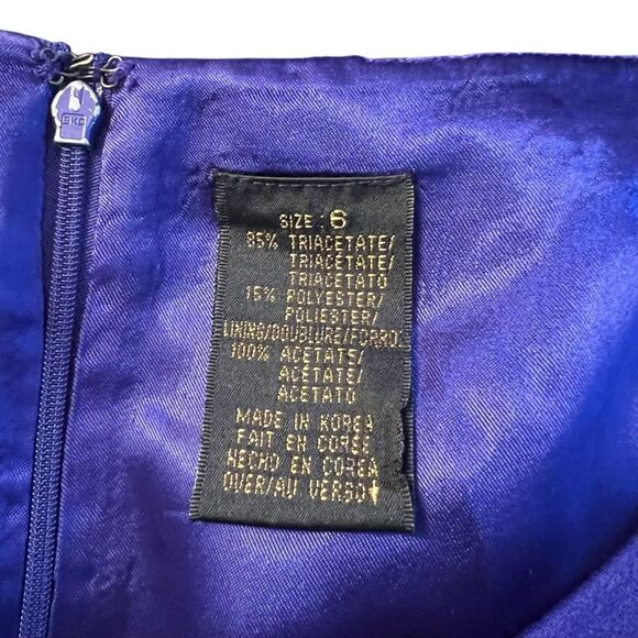 Liz Claiborne night‎ navy vintage evening dress - Picture 5 of 10